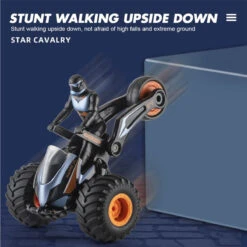 2.4GHz RC Motorcycle 2in1 RC Stunt Car Remote Control 360 Degree Rotation Drift Motorcycle -Children Toys Sale RC Stunt Motorcycle 3