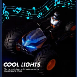 2.4GHz RC Motorcycle 2in1 RC Stunt Car Remote Control 360 Degree Rotation Drift Motorcycle -Children Toys Sale RC Stunt Motorcycle 5