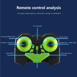 2.4GHz RC Motorcycle 2in1 RC Stunt Car Remote Control 360 Degree Rotation Drift Motorcycle -Children Toys Sale RC Stunt Motorcycle 7