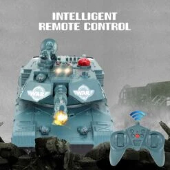 2.4G RC Tank Remote Control Battle Tank 350 Rotatable Turret Crawler Simulation Lighting Car Monster Toys For Children Kids Gift 16 2.4G RC Tank Remote Control Battle Tank 350 Rotatable Turret Crawler Simulation Lighting Car Monster Toys For Children Kids Gift -Children Toys Sale RC Tank Remote Control Battle Tank 6