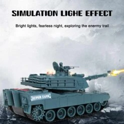 2.4G RC Tank Remote Control Battle Tank 350 Rotatable Turret Crawler Simulation Lighting Car Monster Toys For Children Kids Gift 15 2.4G RC Tank Remote Control Battle Tank 350 Rotatable Turret Crawler Simulation Lighting Car Monster Toys For Children Kids Gift -Children Toys Sale RC Tank Remote Control Battle Tank 8