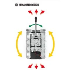 2.4G RC Stainless Steel Tank DIY Assembly Remote Control Panzer With Rotating Turret -Children Toys Sale RCDIYMetalTank 8