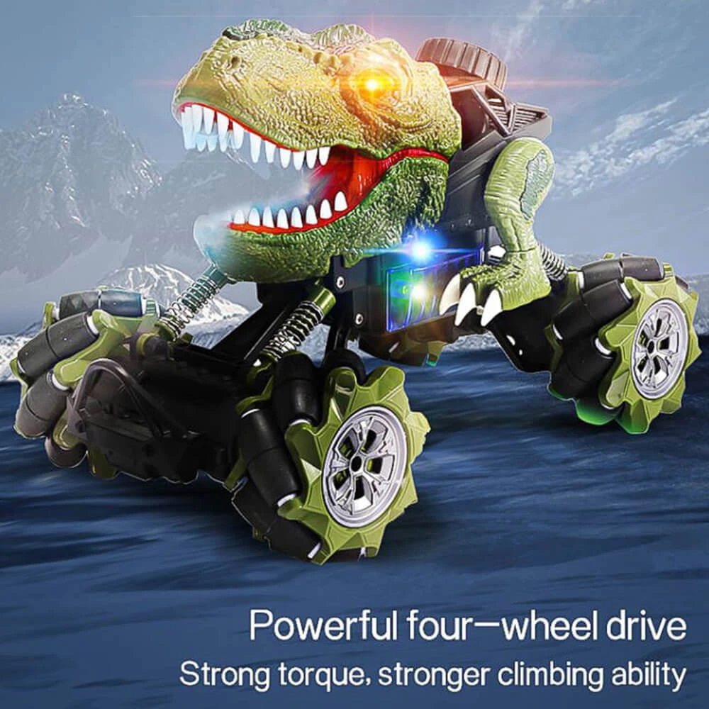 Remote Control Dinosaur Car Rechargeable T-Rex RC Car 360° Stunt Car With Music And Lights 11 Remote Control Dinosaur Car Rechargeable T-Rex RC Car 360° Stunt Car With Music And Lights - Image 11