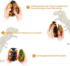 1:43 Remote Control Dinosaur Car Mini Monster Stunt Truck Innovation Toy For Children 11 1:43 Remote Control Dinosaur Car Mini Monster Stunt Truck Innovation Toy For Children -Children Toys Sale RCDinosaurcar 9