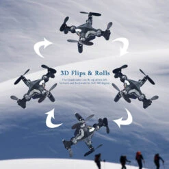 Foldable RC Drone With Camera 720P HD Mini Camera Drone Quadcopter For Kids -Children Toys Sale RCDronewithCamera 4