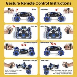 Gesture Sensing RC Stunt Car 360 Rotating Off-Road 4WD Remote Control Car -Children Toys Sale RCGestureStuntCar 3