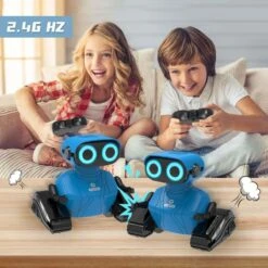 2.4GHz Remote Control Robot With LED Eyes Dance And Sounds Smart Toys For Kids 28 2.4GHz Remote Control Robot With LED Eyes Dance And Sounds Smart Toys For Kids -Children Toys Sale RCMiniRobot 10