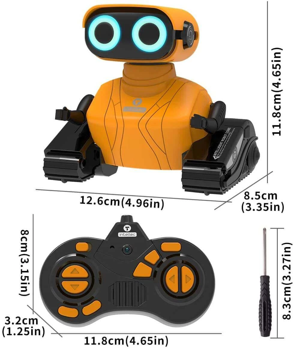 2.4GHz Remote Control Robot With LED Eyes Dance And Sounds Smart Toys For Kids 14 2.4GHz Remote Control Robot With LED Eyes Dance And Sounds Smart Toys For Kids - Image 14
