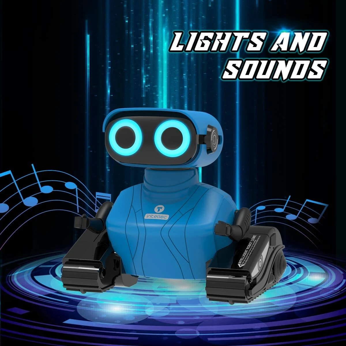 2.4GHz Remote Control Robot With LED Eyes Dance And Sounds Smart Toys For Kids 5 2.4GHz Remote Control Robot With LED Eyes Dance And Sounds Smart Toys For Kids - Image 5