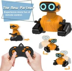2.4GHz Remote Control Robot With LED Eyes Dance And Sounds Smart Toys For Kids 21 2.4GHz Remote Control Robot With LED Eyes Dance And Sounds Smart Toys For Kids -Children Toys Sale RCMiniRobot 16