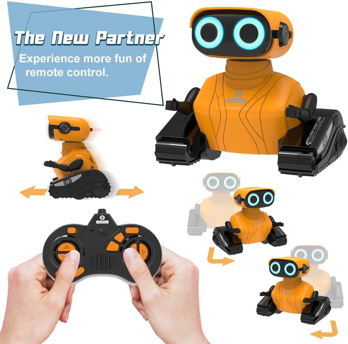 2.4GHz Remote Control Robot With LED Eyes Dance And Sounds Smart Toys For Kids 6 2.4GHz Remote Control Robot With LED Eyes Dance And Sounds Smart Toys For Kids - Image 6