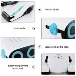 2.4GHz Remote Control Robot With LED Eyes Dance And Sounds Smart Toys For Kids 22 2.4GHz Remote Control Robot With LED Eyes Dance And Sounds Smart Toys For Kids -Children Toys Sale RCMiniRobot 6