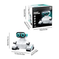 2.4GHz Remote Control Robot With LED Eyes Dance And Sounds Smart Toys For Kids 31 2.4GHz Remote Control Robot With LED Eyes Dance And Sounds Smart Toys For Kids -Children Toys Sale RCMiniRobot 7