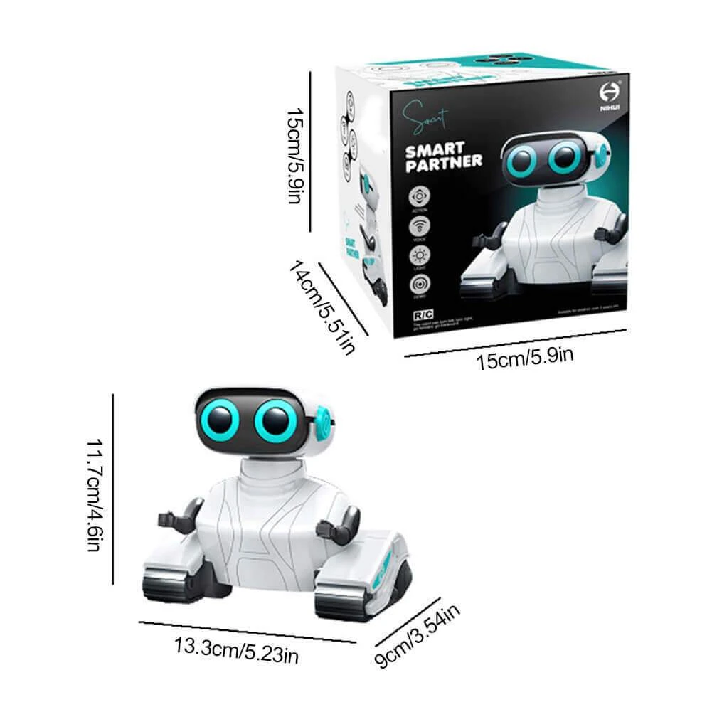 2.4GHz Remote Control Robot With LED Eyes Dance And Sounds Smart Toys For Kids 16 2.4GHz Remote Control Robot With LED Eyes Dance And Sounds Smart Toys For Kids - Image 16
