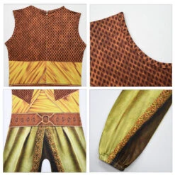 Kids Raya Costume Dragon Princess Raya Cosplay Outfit Battle Suit 26 Kids Raya Costume Dragon Princess Raya Cosplay Outfit Battle Suit -Children Toys Sale Raya Costume Fabric Details