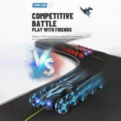 2.4G Eight-wheel Stunt Car 4WD Remote Control Car Spray Drift Climbing Car -Children Toys Sale Red 03 832d0d37 ce57 4238 aee3 574d4f70407b