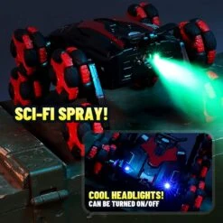 2.4G Eight-wheel Stunt Car 4WD Remote Control Car Spray Drift Climbing Car -Children Toys Sale Red 05 fe9157e1 e023 4f59 9e62 91d1016e9151