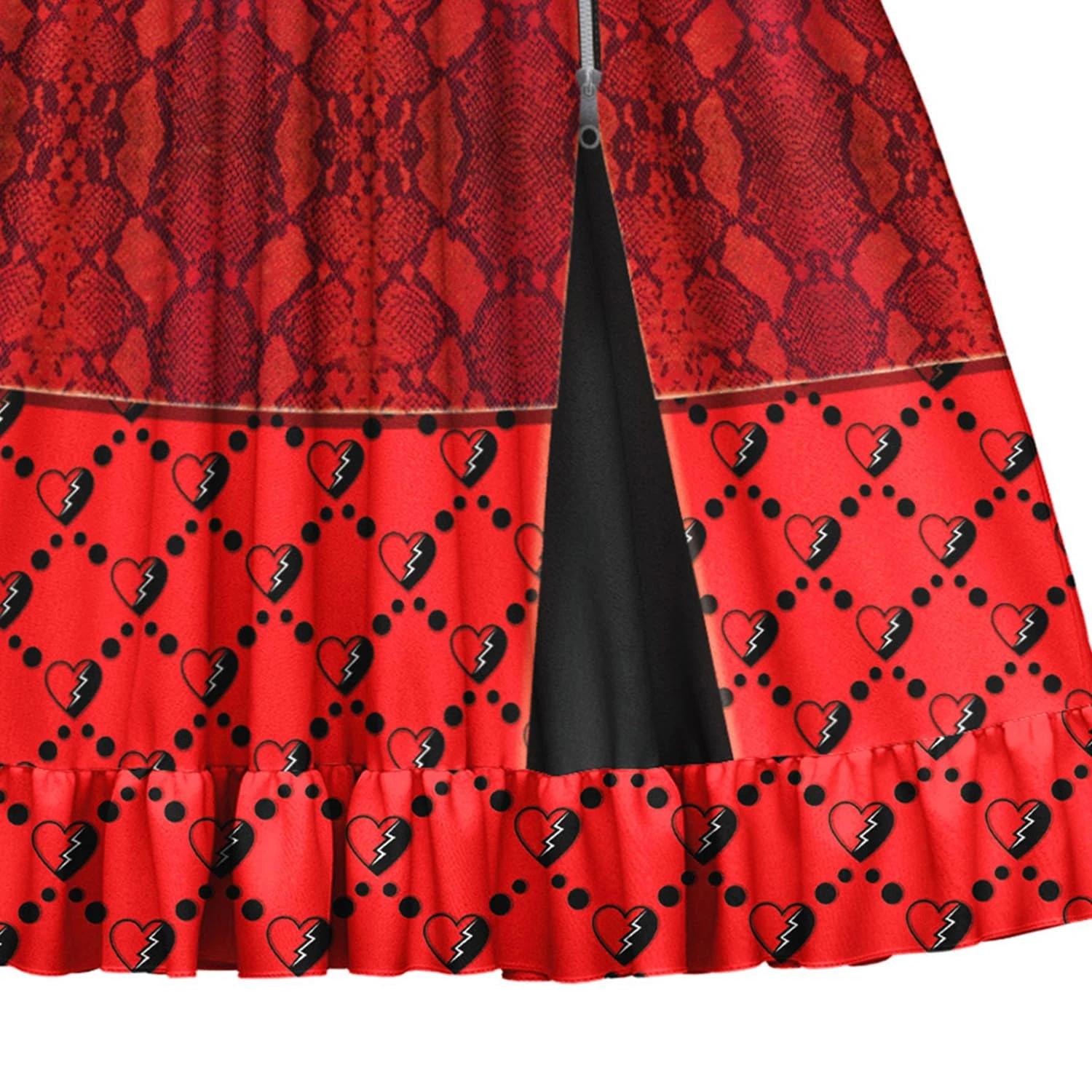 Girls Queen Of Hearts Costume The Rise Of Red Princess Dress Chloe Charming Outfit For Halloween 5 Girls Queen Of Hearts Costume The Rise Of Red Princess Dress Chloe Charming Outfit For Halloween - Image 5