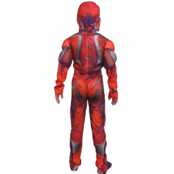 Kids Red Ranger Costume Boys Girls Classic Muscle Halloween Outfit 4-8 Years -Children Toys Sale Red power ranger costume