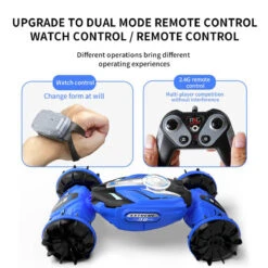 Amphibious RC Stunt Car Drive Double Sided Transforming 2.4G RC Car W/ Remote And Gesture Control -Children Toys Sale Remote Control Amphibious Car 12 4b413b2d 0a61 4d18 8a77 32ae93e4143e