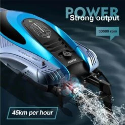 2.4G RC Boat Outdoor Racing Boat Waterproof Fast Electric Remote Control Boats With LED Light -Children Toys Sale Remote Control Boat 4 9ea3d9af 046c 46ab 8c5d 536f25c6e911