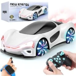 Remote Control Car 4WD Drift Racing Car Dual Remote Control With Light Spray