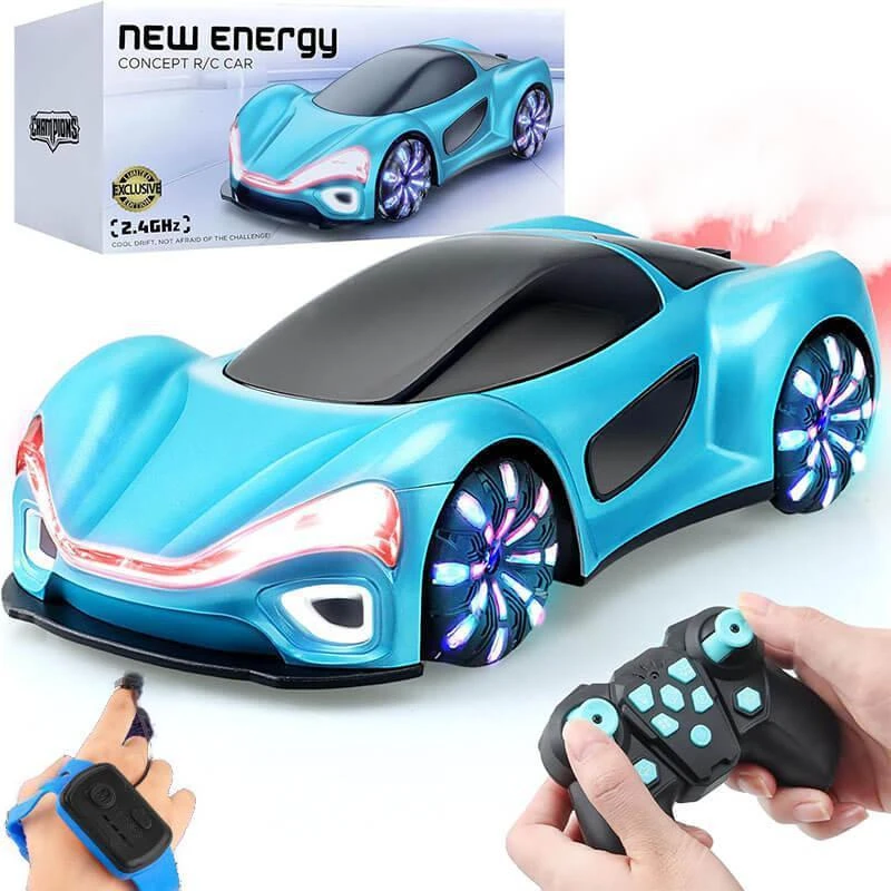 Remote Control Car 4WD Drift Racing Car Dual Remote Control With Light Spray 2 Remote Control Car 4WD Drift Racing Car Dual Remote Control With Light Spray - Image 2