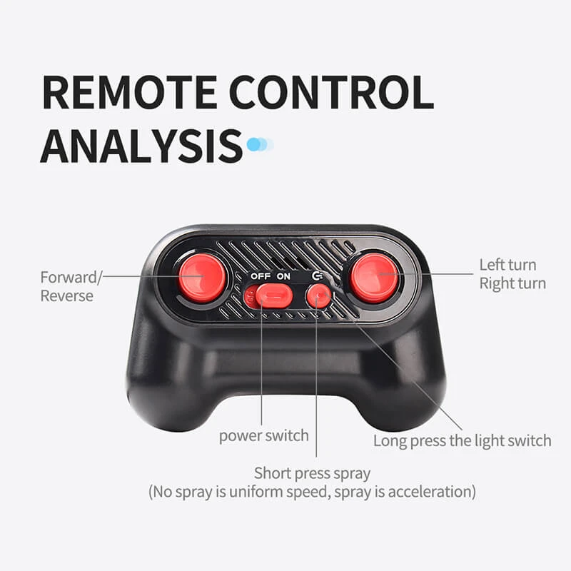 Kids RC Car Dinosaur Remote Control Car 2.4Ghz Stunt Car With Lights Sound And Spray Function 11 Kids RC Car Dinosaur Remote Control Car 2.4Ghz Stunt Car With Lights Sound And Spray Function - Image 11