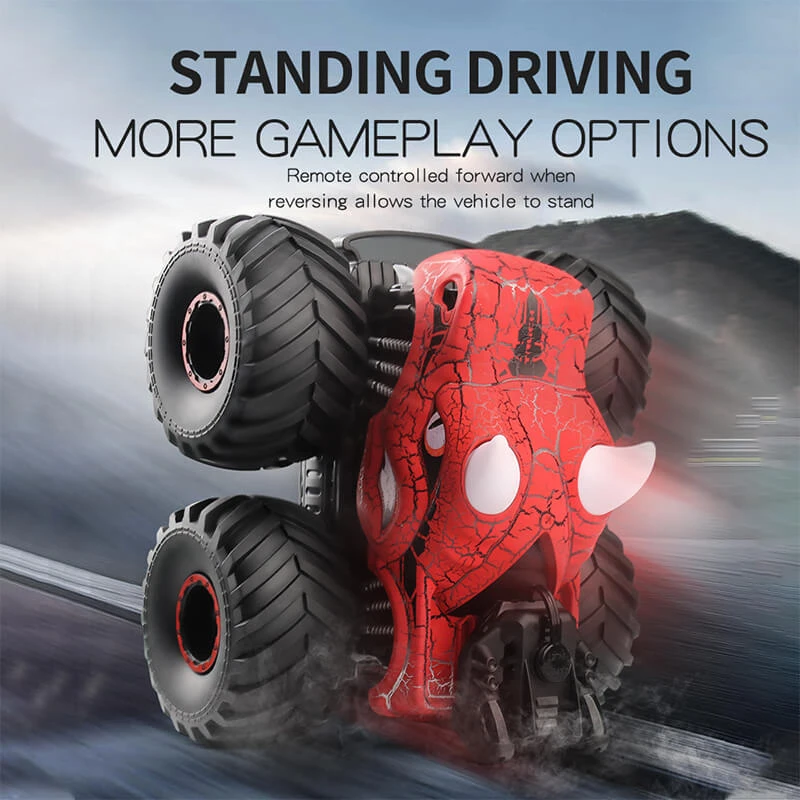 Kids RC Car Dinosaur Remote Control Car 2.4Ghz Stunt Car With Lights Sound And Spray Function 6 Kids RC Car Dinosaur Remote Control Car 2.4Ghz Stunt Car With Lights Sound And Spray Function - Image 6