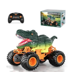 Remote Control Dinosaur Car Kids 2.4Ghz RC Dinosaur Truck Toys With Light Sound Spray Function -Children Toys Sale Remote Control Dinosaur Car 7