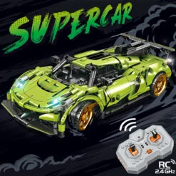 402Pcs Remote Control Sports Race Car Building Blocks Sets, STEM Building Kits, Educational Learning Toys For Boys, Practical Gifts 4 5 6 7 8 9 10+ Year Old -Children Toys Sale Remote Control Sports Race Car Building Blocks Set 2