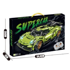 402Pcs Remote Control Sports Race Car Building Blocks Sets, STEM Building Kits, Educational Learning Toys For Boys, Practical Gifts 4 5 6 7 8 9 10+ Year Old -Children Toys Sale Remote Control Sports Race Car Building Blocks Set 4