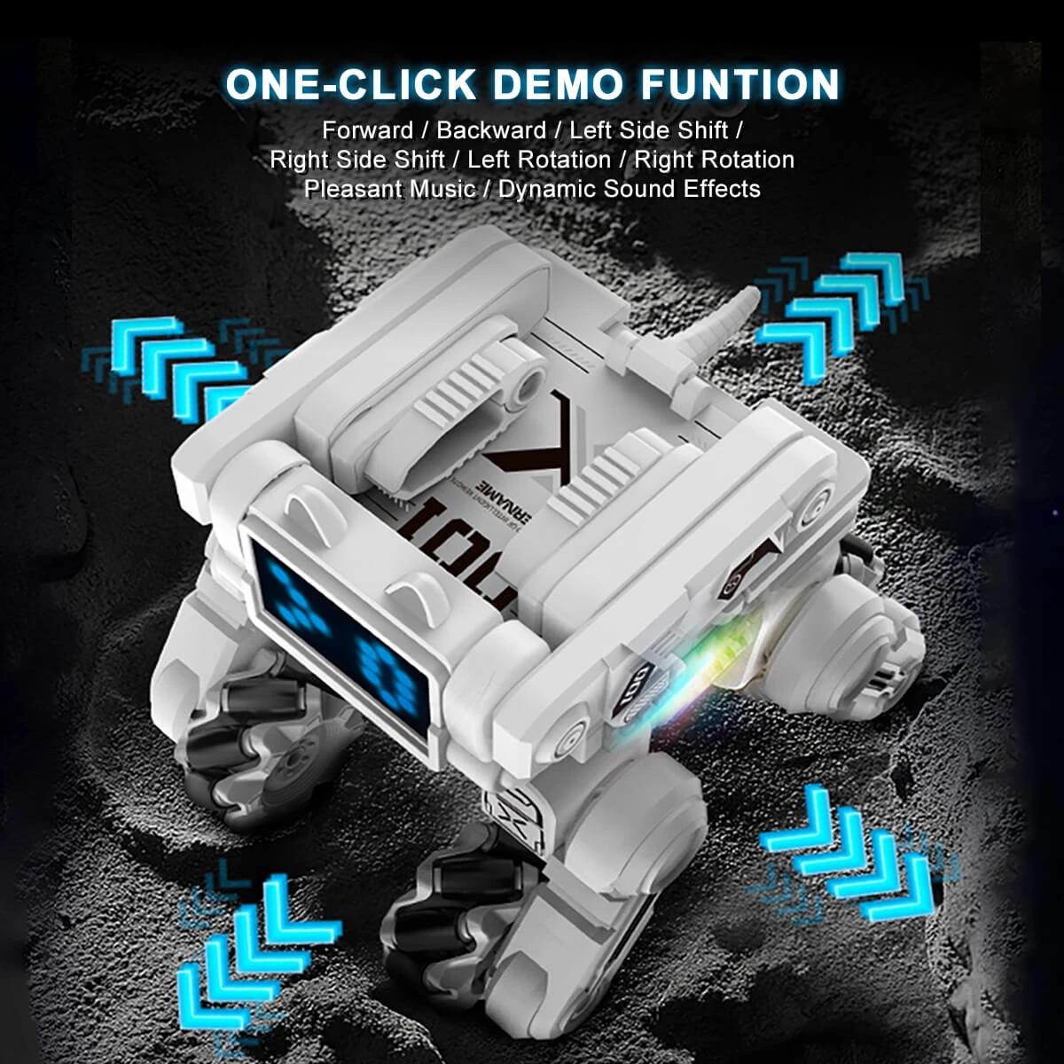 Kids RC Robot Toy Remote Control Space Robot With Fun Gameplay And 17 Emotions Best RC Toy Gifts 3 Kids RC Robot Toy Remote Control Space Robot With Fun Gameplay And 17 Emotions Best RC Toy Gifts - Image 3