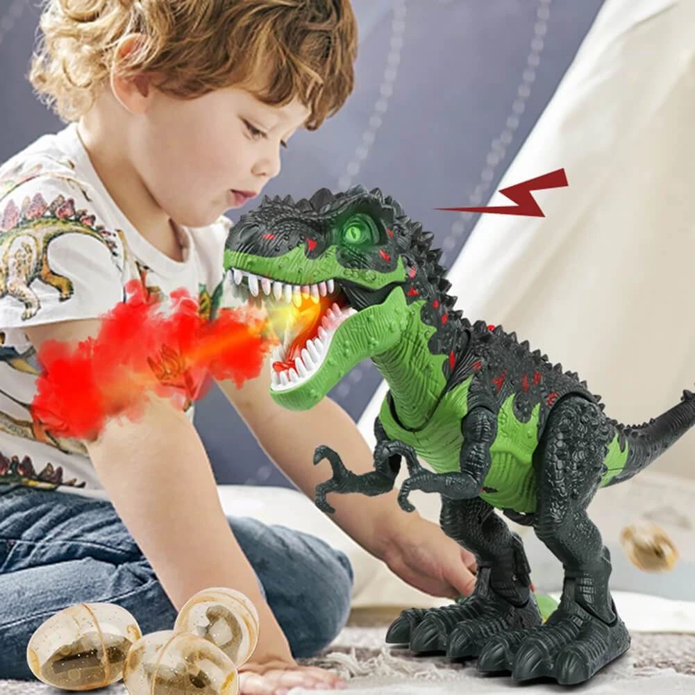 Realistic Remote Control Dinosaur Walking Spray Simulation T-Rex Robot Dinosaur Toy 4 Realistic Remote Control Dinosaur Walking Spray Simulation T-Rex Robot Dinosaur Toy - Image 4