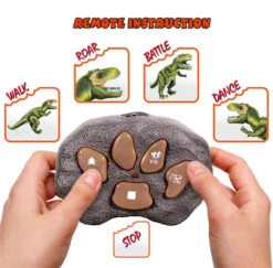 Kids RC Dinosaur Toy Remote Control Dinosaur T-Rex With LED Light Up, Walking & Roaring Realistic Dinosaur Toys -Children Toys Sale RemoteControlDinosaur 631343d2 055b 403e b86b 4870ec4033ad