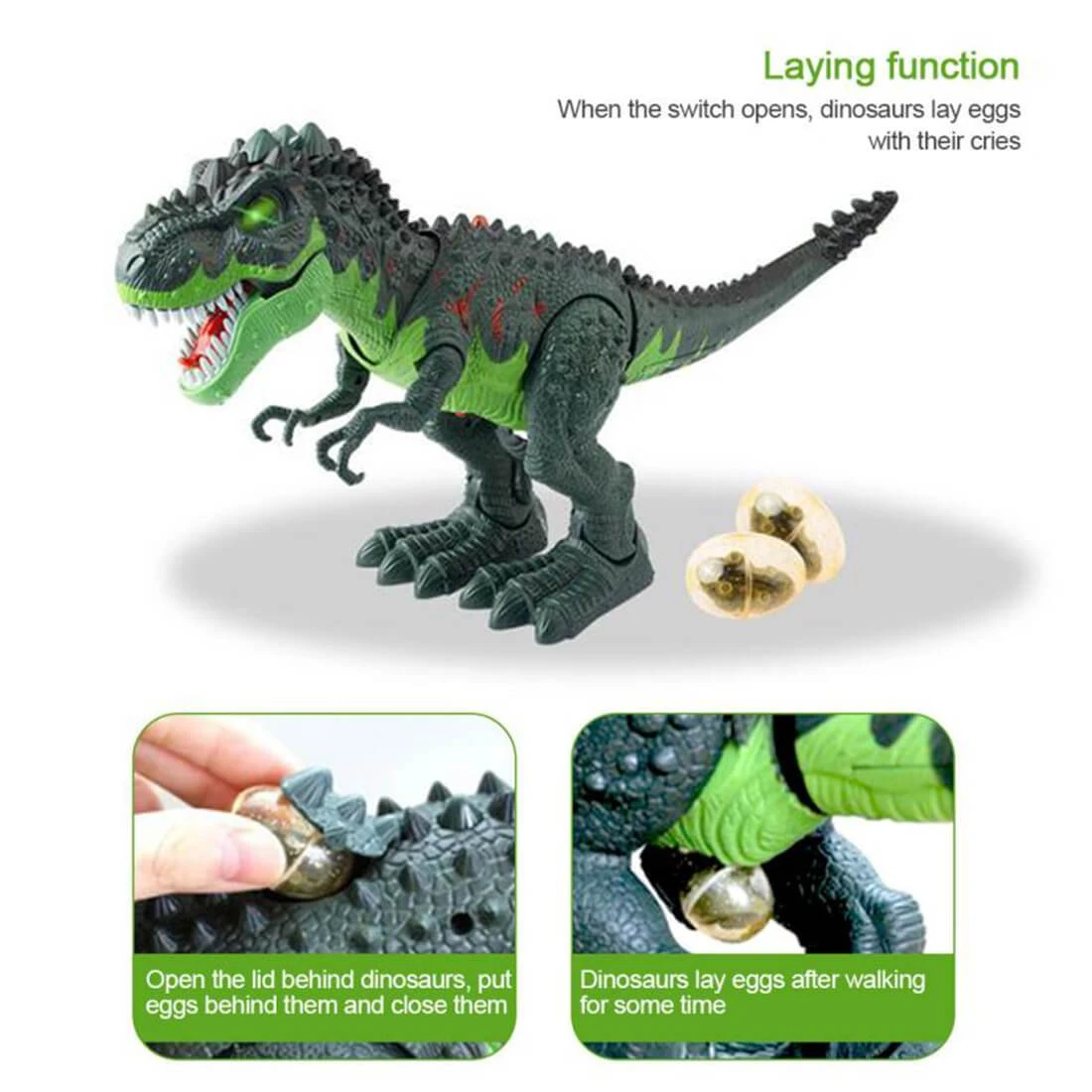 Realistic Remote Control Dinosaur Walking Spray Simulation T-Rex Robot Dinosaur Toy 10 Realistic Remote Control Dinosaur Walking Spray Simulation T-Rex Robot Dinosaur Toy - Image 10