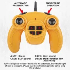 1:22 2.4Ghz 6CH RC Dump Truck Engineering Car Heavy Duty Construction Vehicle With Light Sound -Children Toys Sale RemoteControlDumpTruck 4