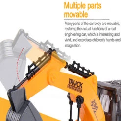 1:32 5 Channels Remote Control Engineering Truck Mini Excavator Bulldozer Tractor Dump Truck -Children Toys Sale RemoteControlEngineeringCar 4