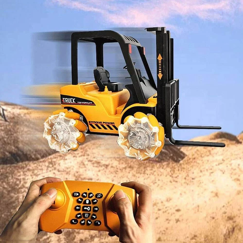 Kids RC Drift Car 21CH Remote Control Engineering Vehicle 3in1 Forklift/Crane/Trailer Highly Simulated 3 Kids RC Drift Car 21CH Remote Control Engineering Vehicle 3in1 Forklift/Crane/Trailer Highly Simulated - Image 3