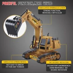 Remote Control Heavy Duty Excavator Construction Toy Engineering Car Caterpillar Tractor 10 Remote Control Heavy Duty Excavator Construction Toy Engineering Car Caterpillar Tractor -Children Toys Sale RemoteControlExcavator 3