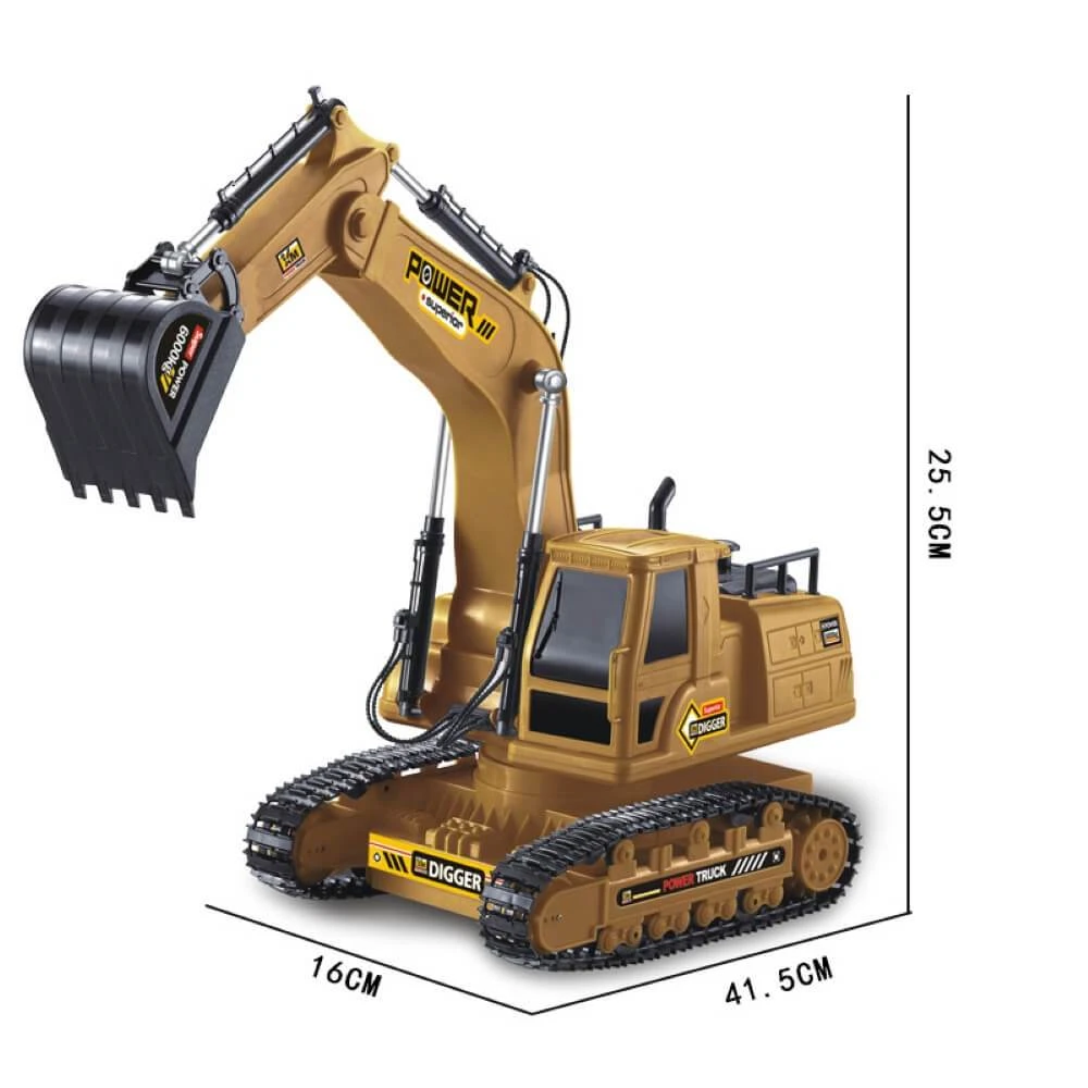 Remote Control Heavy Duty Excavator Construction Toy Engineering Car Caterpillar Tractor 9 Remote Control Heavy Duty Excavator Construction Toy Engineering Car Caterpillar Tractor - Image 9