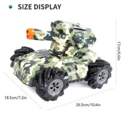 Water Bomb Armored Vehicle Watch Induction And Remote Control Stunt Tank Drift Car -Children Toys Sale RemoteControlTankWaterBombCarWatchInduction 4