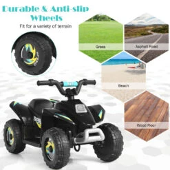 Kids 6V Ride On ATV Electric Childs Ride-on Car Toy Anti-rollover Ride On Quad For Boys Girls -Children Toys Sale Ride on ATV 11