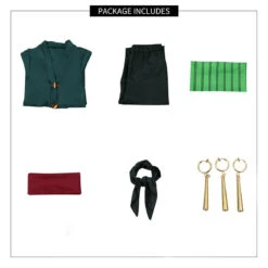 Adult Roronoa Costume Green Pirate Hunter Cosplay Outfit And Wig For Halloween Carnival -Children Toys Sale Roronoa costume kids f0f6436d af56 4306 b27f ff7124941b1d