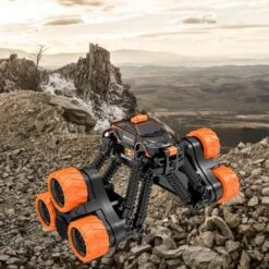 Radio Control Car 360° Rotation Deformation Off-Road Vehicle All-terrain Stunt Buggy -Children Toys Sale RotationOff RoadRCVehicle 2