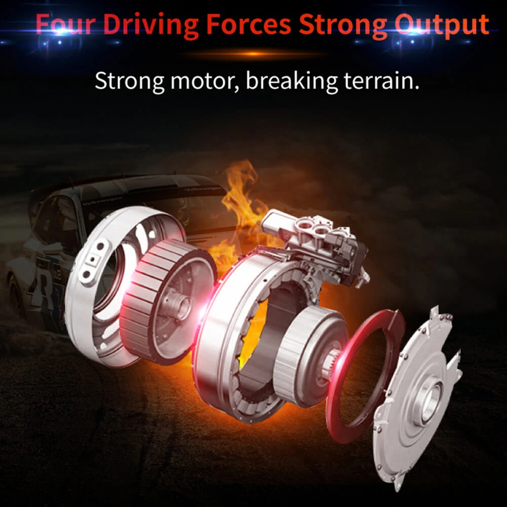 RC Cars For Kids - 1:12 Rugged Remote Control Car 2.4Ghz Off-Road Dual Motors Rock Crawler Transform All Terrains 14 RC Cars For Kids - 1:12 Rugged Remote Control Car 2.4Ghz Off-Road Dual Motors Rock Crawler Transform All Terrains - Image 14