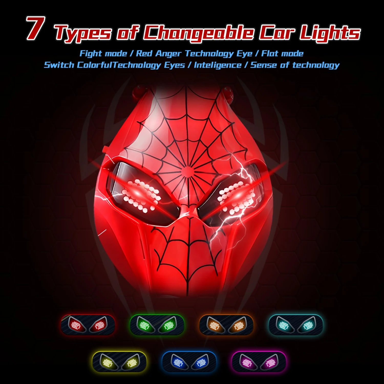 2.4G Twist RC Car 4WD Colorful Drift Car Transformable Stunt Car Dual Control With Smart Eyes 7 2.4G Twist RC Car 4WD Colorful Drift Car Transformable Stunt Car Dual Control With Smart Eyes - Image 7