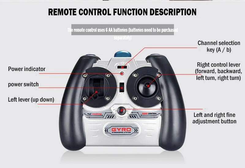 S107E Remote Control Helicopter 2.4GHz Gyro Altitude Hold Airplane RC Anti-Fall Plane 11 S107E Remote Control Helicopter 2.4GHz Gyro Altitude Hold Airplane RC Anti-Fall Plane - Image 11