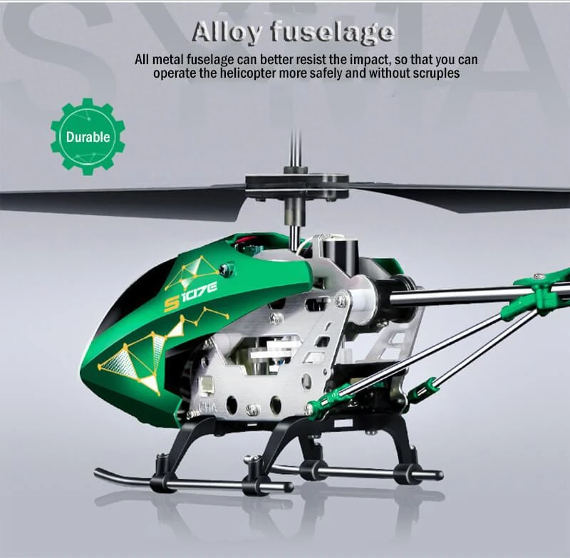 S107E Remote Control Helicopter 2.4GHz Gyro Altitude Hold Airplane RC Anti-Fall Plane 4 S107E Remote Control Helicopter 2.4GHz Gyro Altitude Hold Airplane RC Anti-Fall Plane - Image 4