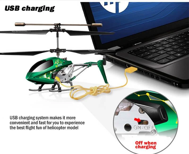 S107E Remote Control Helicopter 2.4GHz Gyro Altitude Hold Airplane RC Anti-Fall Plane 8 S107E Remote Control Helicopter 2.4GHz Gyro Altitude Hold Airplane RC Anti-Fall Plane - Image 8